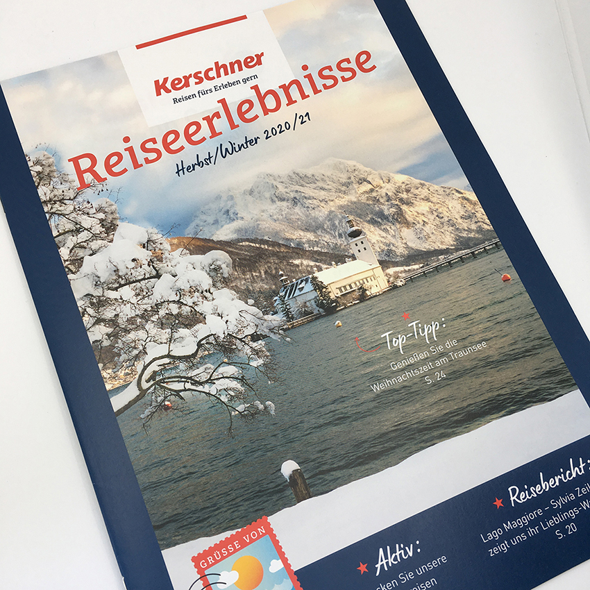 Kerschner Reisen, Winter Reisekatalog, Gestaltung, Katalogdesign, Kataloggestaltung, Layout, hello! Designstudio, Katrin Scheichelbauer